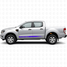 Kundenspezifisches Strobe-Türstreifen-Vinylaufkleber-Kit für Musclecar Ranger Crew Cab 2019-2023_2