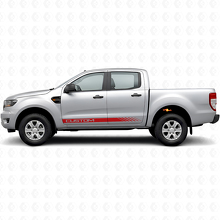 Kundenspezifisches Strobe-Türstreifen-Vinylaufkleber-Kit für Musclecar Ranger Crew Cab 2019-2023_4