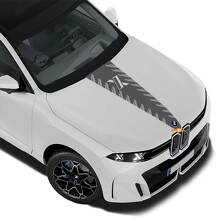 X Style Center Motorhaubenstreifen Vinylaufkleber für BMW X5 G65_3