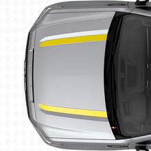 Doppelte Motorhauben-Streifen Vinylaufkleber Set für GMC Sierra 1500 AT4X 2026_6