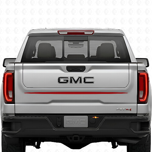 Heckklappen-Aufkleberstreifen für GMC Sierra 1500 AT4X Vinyl-Aufkleber für GMC Sierra Grafiken