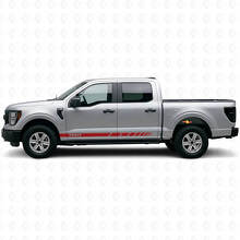 Individuelles Schachbrett-Seitenstreifen Vinylaufkleber-Set für Musclecar Truck 2021-26_4