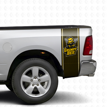 Grumpy Bee Honeycomb Seitliche Streifenaufkleber für Dodge Ram 1500 2500_2