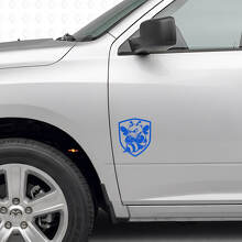 Grumpy Bee Schild Seiten-Vinylaufkleber-Set für Dodge Ram 1500-3500_2