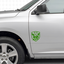 Grumpy Bee Schild Seiten-Vinylaufkleber-Set für Dodge Ram 1500-3500_3