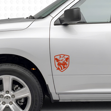 Grumpy Bee Schild Seiten-Vinylaufkleber-Set für Dodge Ram 1500-3500_4