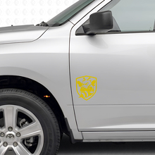 Grumpy Bee Schild Seiten-Vinylaufkleber-Set für Dodge Ram 1500-3500_5