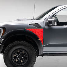 Topografische Karte Kotflügel vorne Vinyl-Aufkleber Set für Musclecar Truck 2023_2