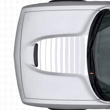 Stroboskop Haubenlüftungs-Streifen Vinylaufkleber für Dodge Challenger 2015+_5