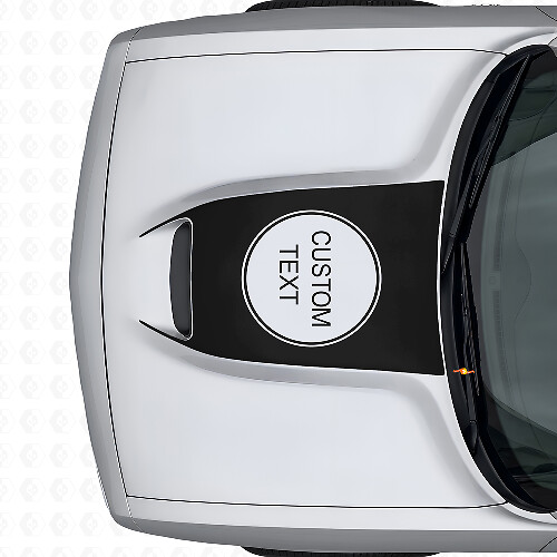Individuell beschrifteter Vinyl-Aufkleber für Motorhaubenlüftung Dodge Challenger 2015+_1