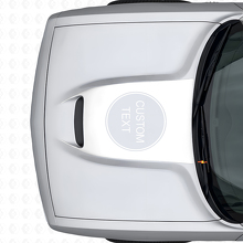 Individuell beschrifteter Vinyl-Aufkleber für Motorhaubenlüftung Dodge Challenger 2015+_5