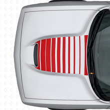 Streifen-Aufkleber für die Motorhaube aus Vinyl für Dodge Challenger 2015+_4