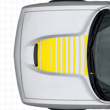 Streifen-Aufkleber für die Motorhaube aus Vinyl für Dodge Challenger 2015+_6