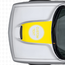 Individuelle Buchstaben Motorhauben Vinylaufkleber für Dodge Challenger ab 2015_6