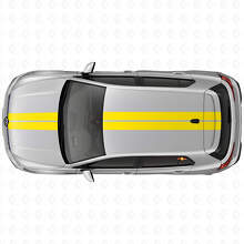 Duales Rennstreifen-Kit aus Vinyl für Motorhaube & Dach für Volkswagen Golf R MK8 2023_6