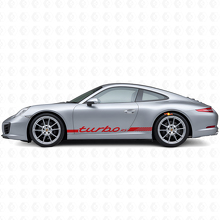 Turbo RS Style Seitenstreifen Vinyl Aufkleber Set für Porsche911 991_4