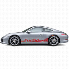 Turbo RS Classic Style Seitenstreifen Vinyl-Aufkleber-Set für Porsche 911 991_4