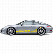 Turbo RS Classic Style Seitenstreifen Vinyl-Aufkleber-Set für Porsche 911 991_6