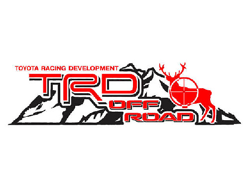 TRD Offroad-Style Mountain Side Vinyl-Aufkleberset für Toyota FJ Cruiser