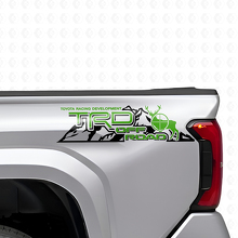TRD Off Road Berge Heck Seiten Vinylaufkleber Set für Toyota Trucks_3