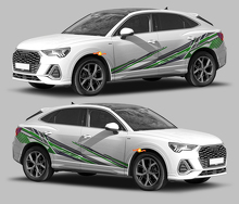 Techno Style Seitenstreifen Vinyl-Aufkleberset für Audi Q3 2019_2