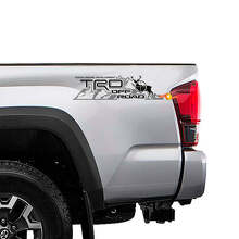 TRD Off Road Berg Hirsch Seiten Vinyl Aufkleber für Toyota Trucks_2