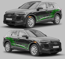Interwoven Techno Style Seitenstreifen Vinyl-Aufkleber-Set für Audi Q5_3