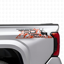 TRD-Stil Offroad Berg Hirsch Heck Seitliche Vinylaufkleber Set für Toyota Tacoma Tundra_4