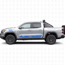 Bison ZR2 Logo Tür Seiten Vinyl-Aufkleber-Set für Chevrolet Colorado ZR2_2
