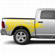 Grumpy Bee Splash Style Seitlicher Vinyl-Aufkleber Satz für Dodge Ram Truck_10