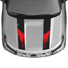 Double Mountain Style Motorhaubenstreifen Vinyl-Aufkleberset für Musclecar Explorer ST 2020-26_2
