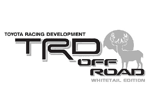 TRD Off Road Whitetail Edition Seiten-Vinylaufkleber für Toyota FJ Cruiser