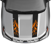 Duale Bergkontur Motorhaubenstreifen Vinyl-Aufkleber-Kit für Musclecar Explorer ST 2020-26_3