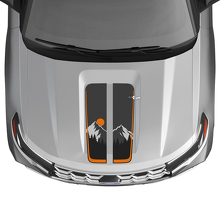 Mountain Sunset Motorhauben-Streifen Vinyl-Aufkleber-Kit für Musclecar Explorer ST 2020-26_2