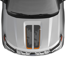 Honeycomb Doppel-Streifen Vinyl-Aufkleber-Set für Motorhaube für Musclecar Explorer ST 2020-26_2