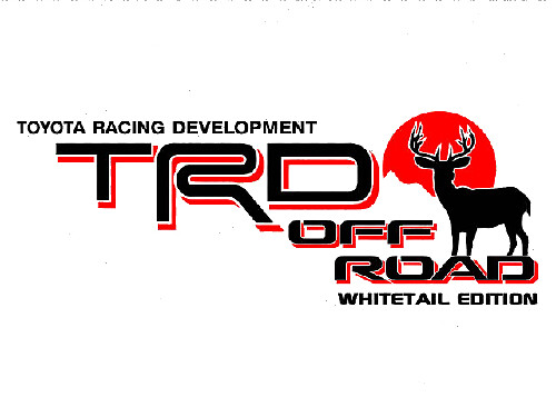 TRD Off Road Whitetail Edition Vinyl-Aufkleber für Toyota FJ Cruiser