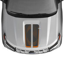 Punkte-Stil Doppelstreifen Vinyl-Aufkleber-Set für Musclecar Explorer ST 2020-26_2