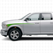 Akzentstreifen Kotflügel vorne & Tür Vinyl-Aufkleber-Set für Dodge Ram 2009+_3