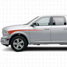 Akzentstreifen Kotflügel vorne & Tür Vinyl-Aufkleber-Set für Dodge Ram 2009+_4