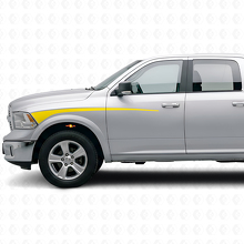 Akzentstreifen Kotflügel vorne & Tür Vinyl-Aufkleber-Set für Dodge Ram 2009+_5
