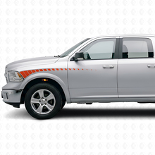 Strobe-Streifen Vinyl Dekor Kit für vorderen Kotflügel & Tür für Dodge Ram 2009+_3
