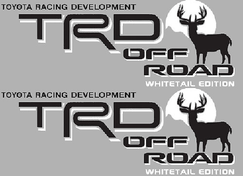 TRD Off Road Whitetail Edition Hirsch Seitenaufkleber für Toyota FJ Cruiser