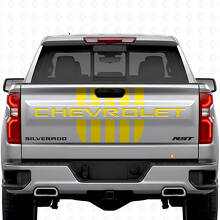 Stars & Steel Style Heckklappen-Streifen Vinyl-Aufkleber Set für Chevrolet Silverado_5