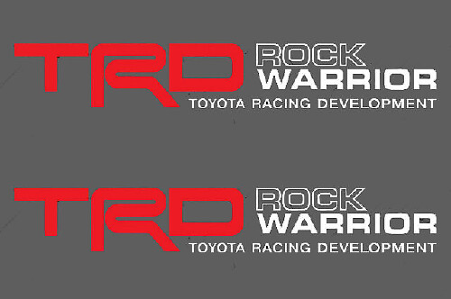 TRD Rock Warrior Seiten-Vinyl-Aufkleber-Set für Toyota FJ Cruiser