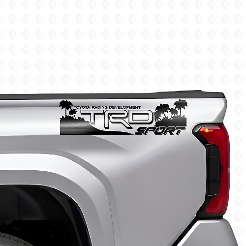 TRD Off Sport Beach Style Vinyl-Aufkleber-Set für die hintere Seitenpartie von Toyota Trucks