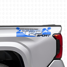 TRD Off Sport Beach Style Vinyl-Aufkleber-Set für die hintere Seitenpartie von Toyota Trucks_2