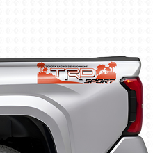 TRD Off Sport Beach Style Vinyl-Aufkleber-Set für die hintere Seitenpartie von Toyota Trucks_4