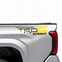 TRD Sport Beach Style Vinylaufkleberset für die hinteren Seiten von Toyota Trucks_10