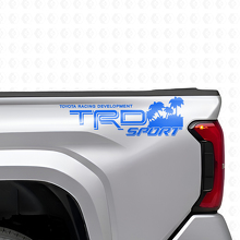 TRD Sport Beach Style Vinylaufkleberset für die hinteren Seiten von Toyota Trucks_2