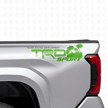 TRD Sport Beach Style Vinylaufkleberset für die hinteren Seiten von Toyota Trucks_3